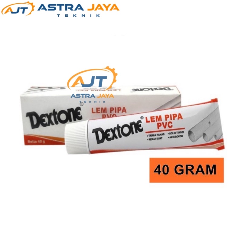 

Dextone Lem Pipa PVC 40gr / Lem Paralon / Lem Pralon / Lem PVC