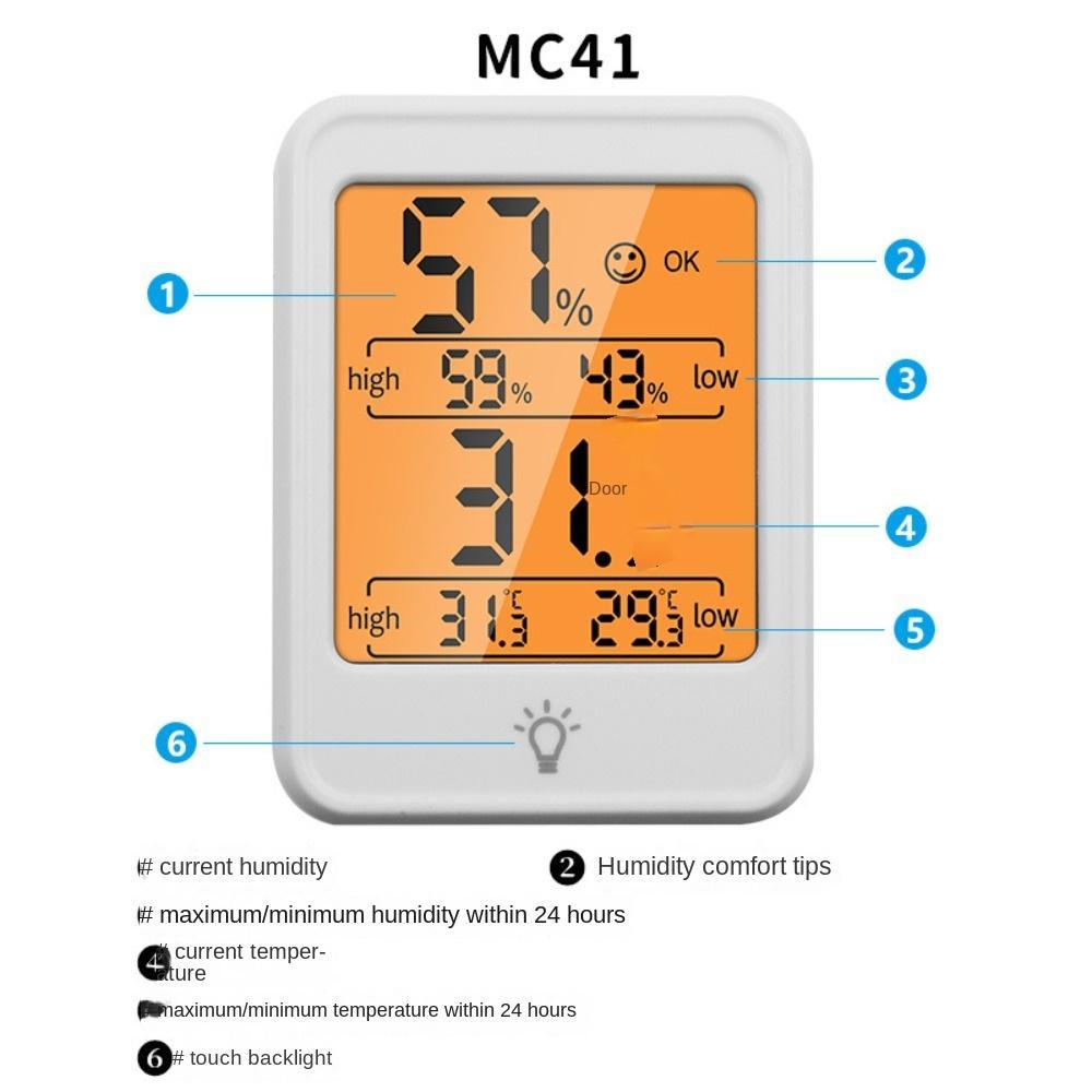 Solighter Termometer Ruangan Tester Suhu Rumah Tangga Dengan Elektronik Backlight