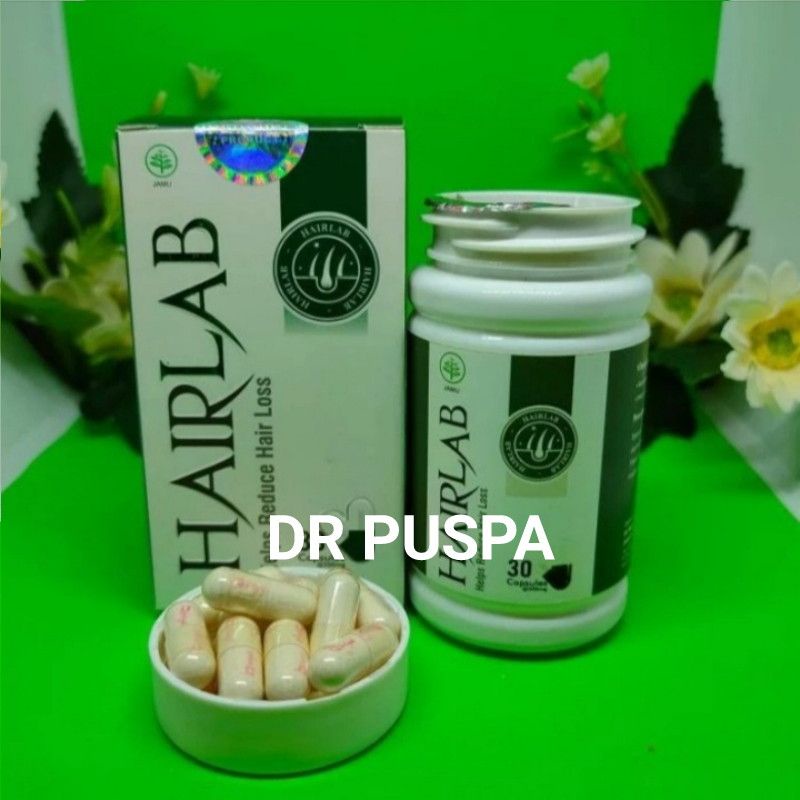 Hairlab Asli Obat Penumbuh Rambut Penyubur Herbal Bpom