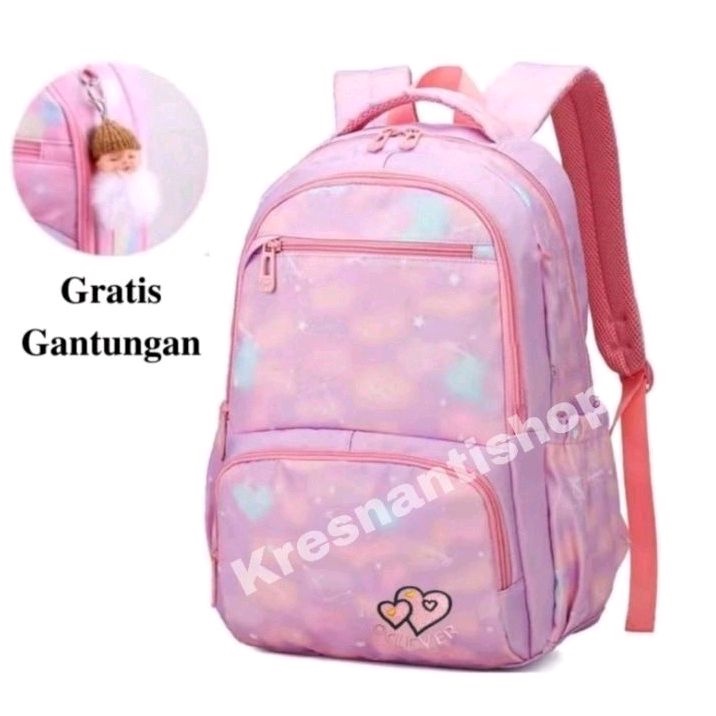 Tas ransel sekolah anak SD perempuan import