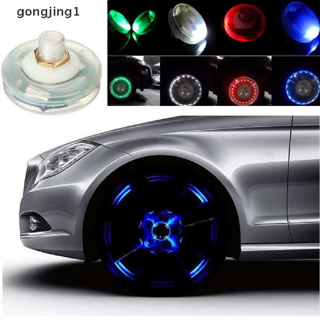 Ggg Lampu Dekorasi Velg Mobil 12 LED 4 Mode Tenaga Surya