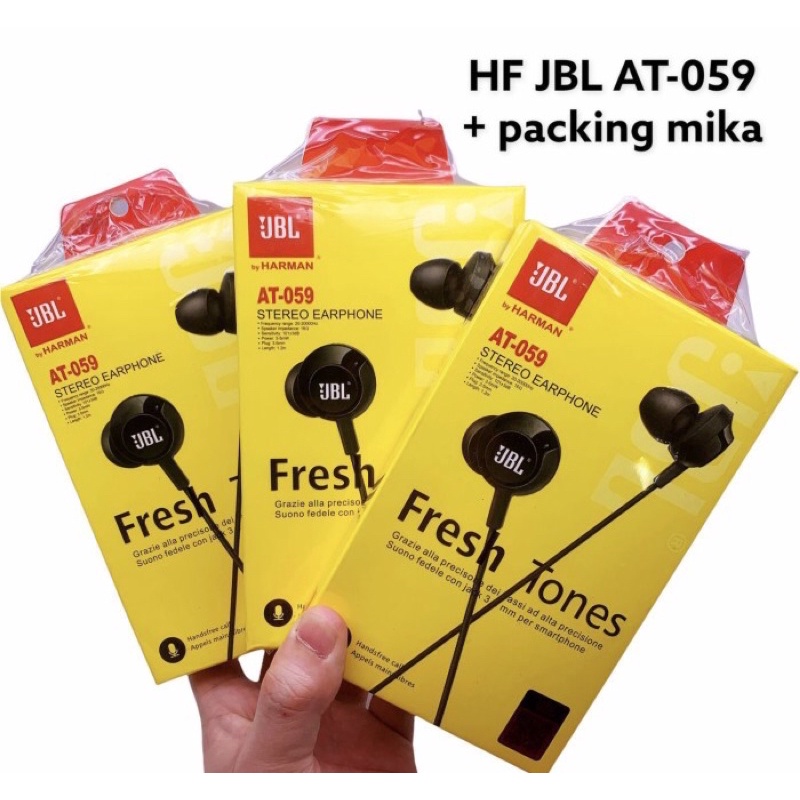 Headset JBL AT-059 Stereo Earphone Fresh Tones