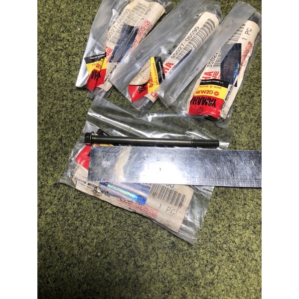 original nos japan baut panjang block head samping kiri yamaha crypton vega jupiter bolt small flang