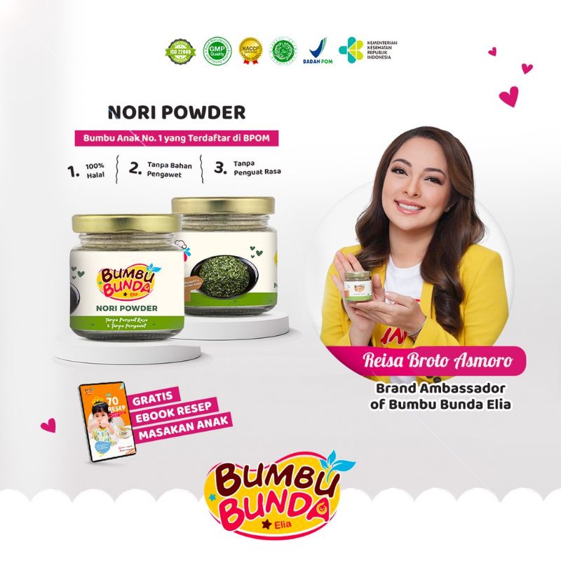 

BUMBU BUNDA - NORI POWDER 40gr