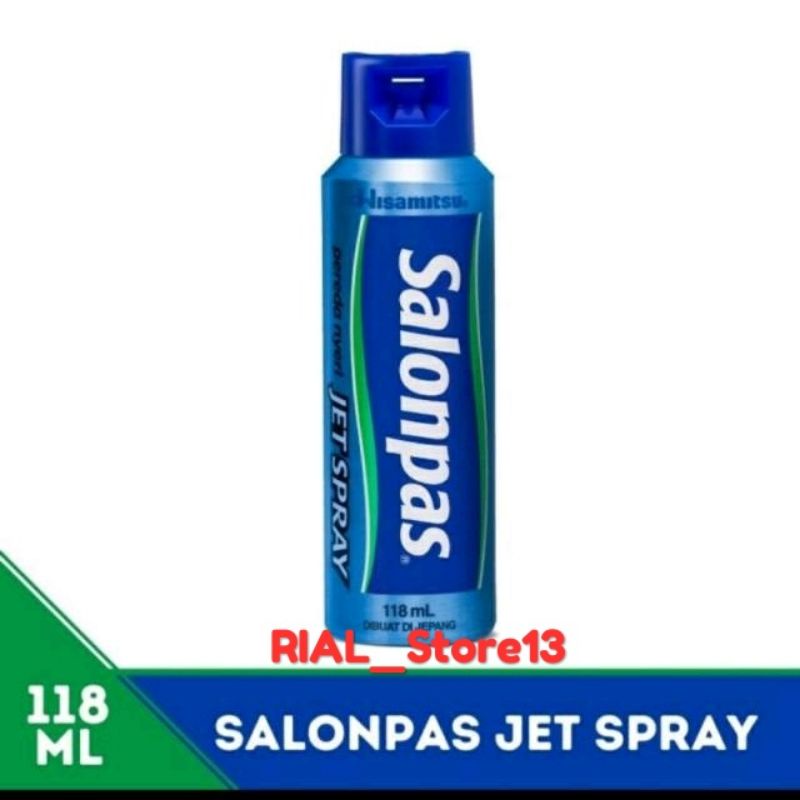 Salonpas Jet Spray 118 ml / Nyeri Otot / Nyeri Sendi /Keseleo