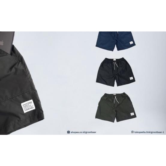 GROOTBAAR - BOARDSHORT FATIGUE - Hijau Army, M