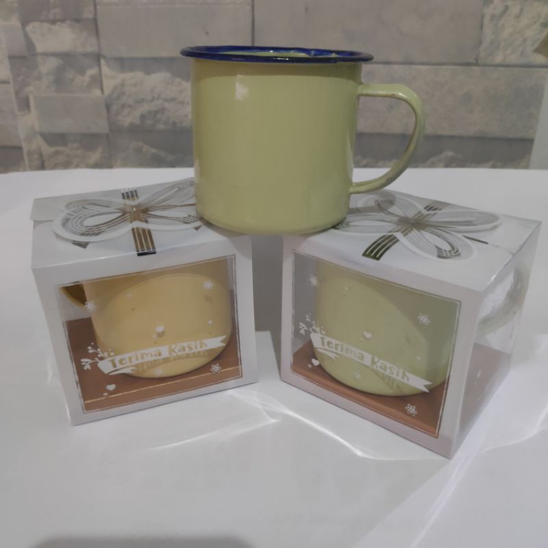 souvenir cangkir enamel
