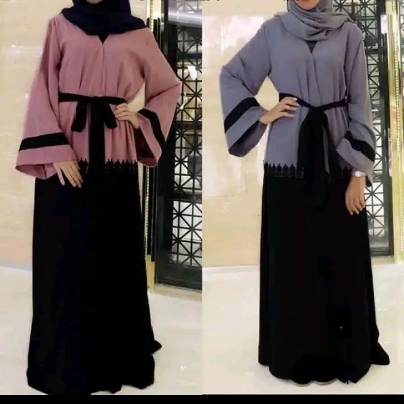 ABAYA KOMBINASI BY KHADIJAH COLLECTION