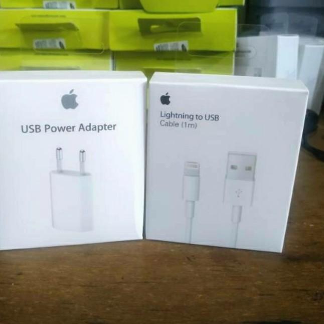 Paket Charger + Kabel IPhone ORIGINAL