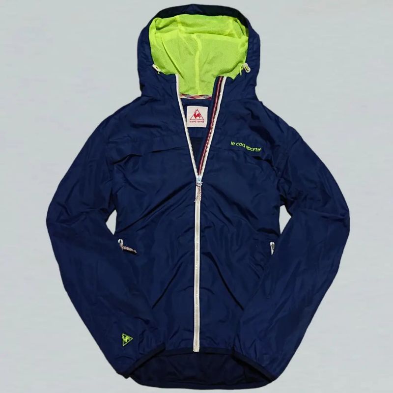 Windbreaker Jacket - Le Coq Sportif Windbreaker Jacket Original Second - Jaket Gunung/Jaket Bekas/Ja