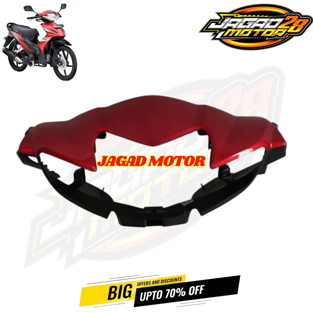 Batok Kepala Depan Set Visor Merah Revo Absolute / Batok Kepala Depan Revo Absolute Plus Visor Merah / Batok Kepala Depan Revo Absolute Set Visor Merah