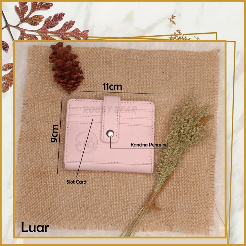 Dompet Lipat dan Kartu Wanita R Bear Simple