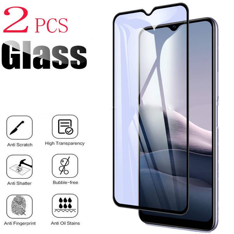 2pcs Pelindung Layar Tempered Glass 9H Untuk Vivo Y20 Y20i Y20s