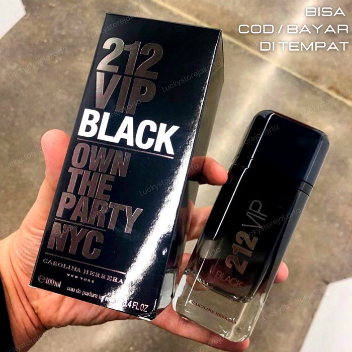Parfum 212 Vip Black Pria Original Singapore Murah Tahan Lama Segel Asli
