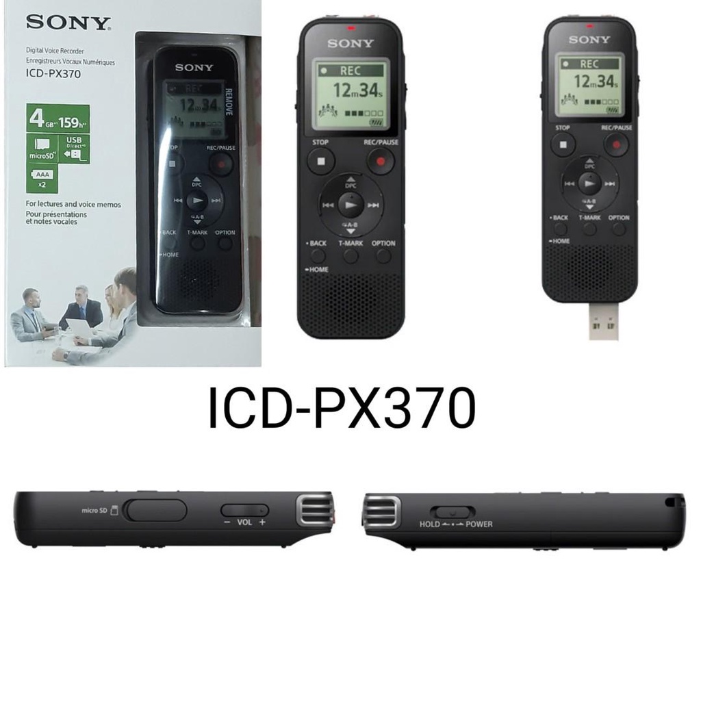 Voice Recorder Sony ICD-PX370 Perekam Suara