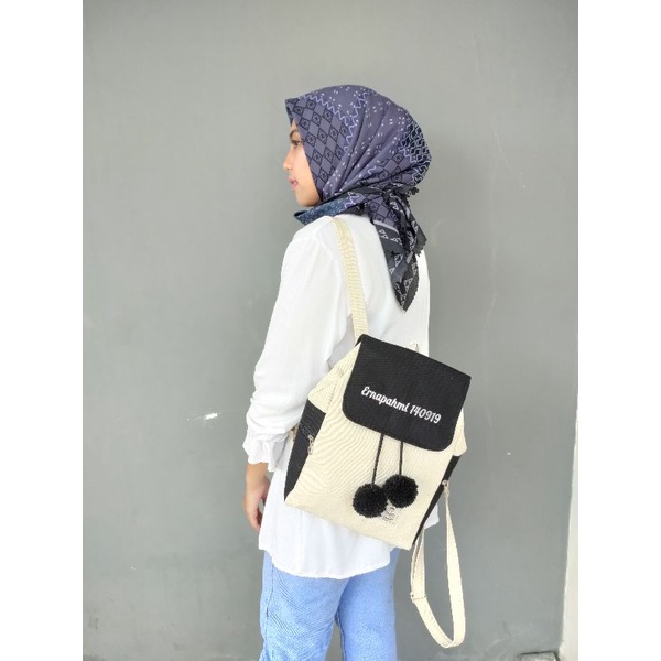 Ginny Backpack custom bordir nama (tidak bisa COD)