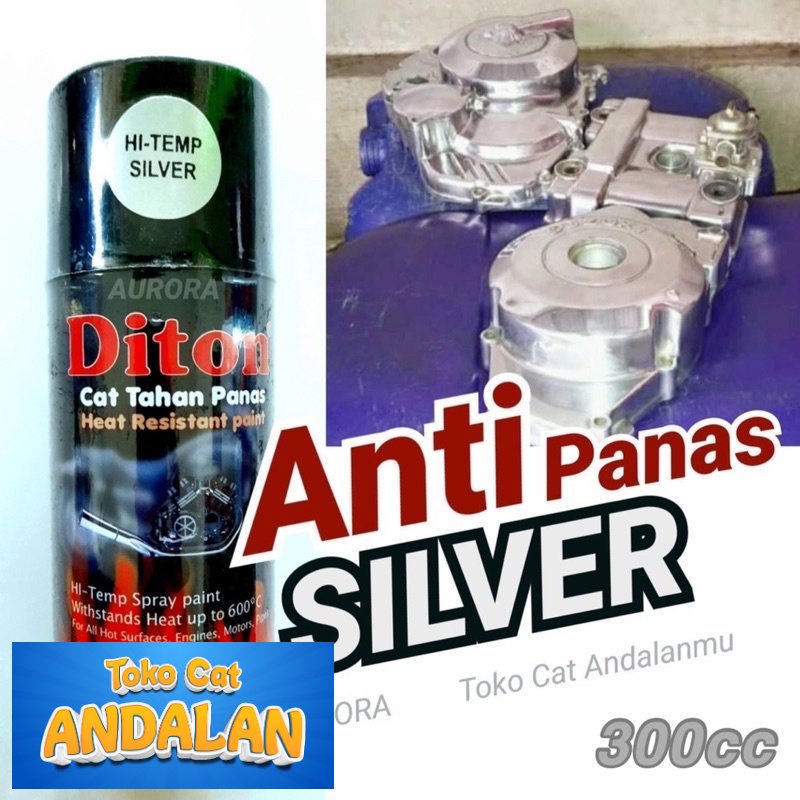 

Toko Cat Andalan - Pilok Diton Hi Temp Silver ANTI PANAS 300ml Cat Pilox Hitemp untuk Knalpot Kompor Mesin dll Toko Cat Andalan Motor dan Mobil