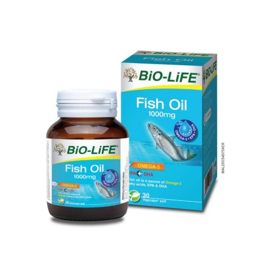 Jual BIO LIFE Fish Oil 1000mg 30 Capsules Shopee Indonesia