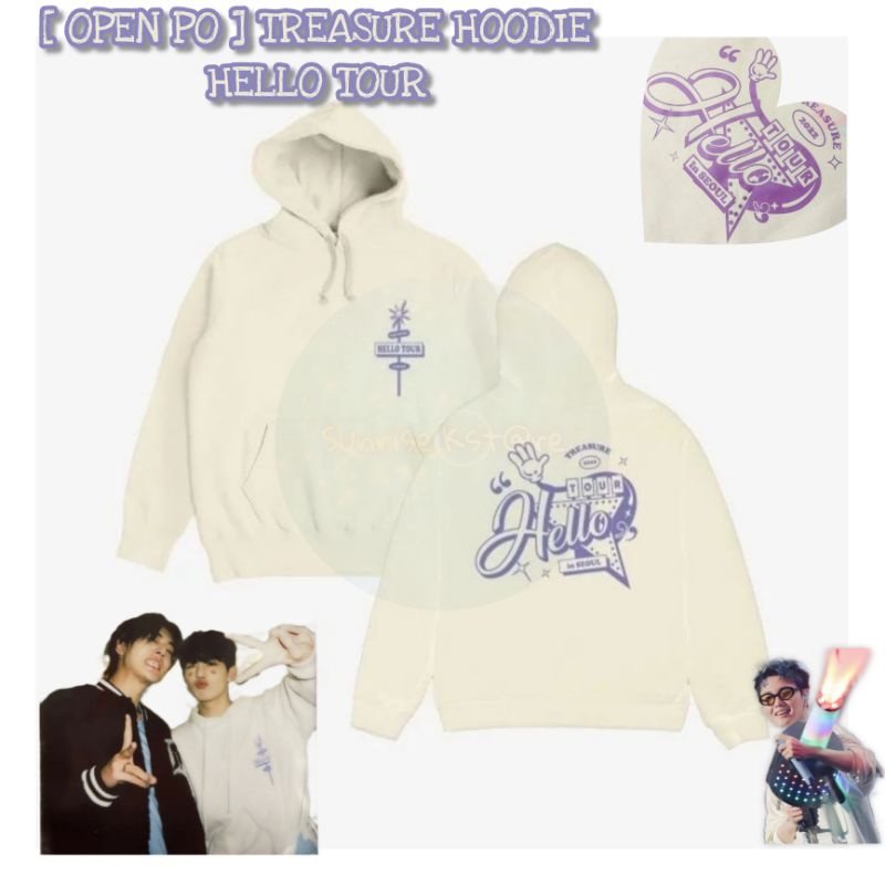 [ lREADY ] TREASURE HOODIE HELLO TOUR KPOP Haruto Junkyu Hyunsuk Jihoon Merch Jacket