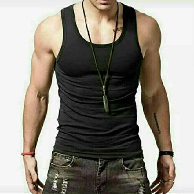 *Hot* [PAKET HEMAT 5PCS] Singlet pria singlet pria kaos singlet pria singlet gym pria singlet polos 