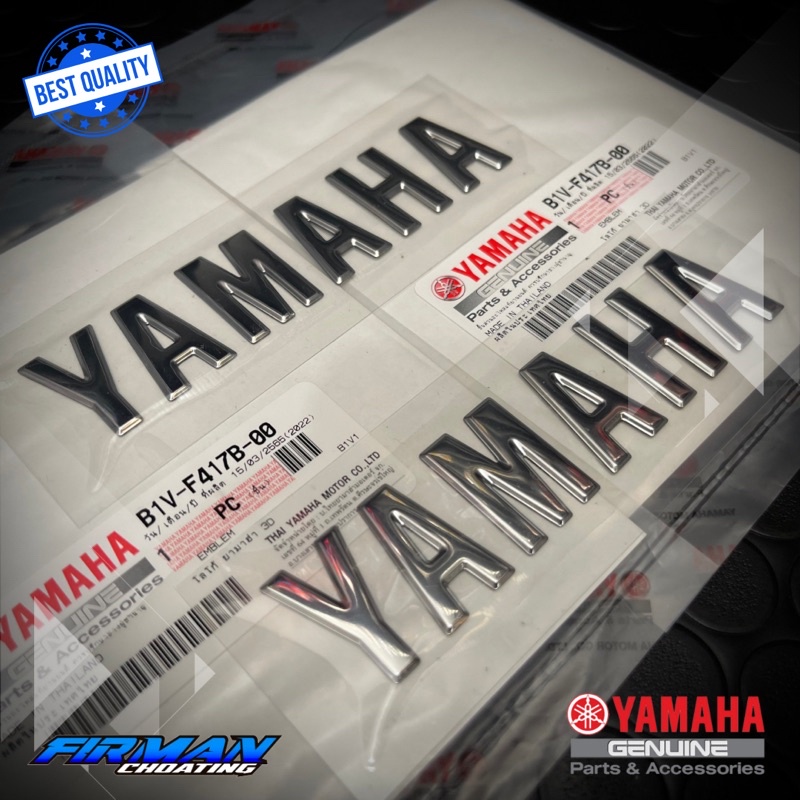 emblem yamaha 3D original yamaha (sepasang)