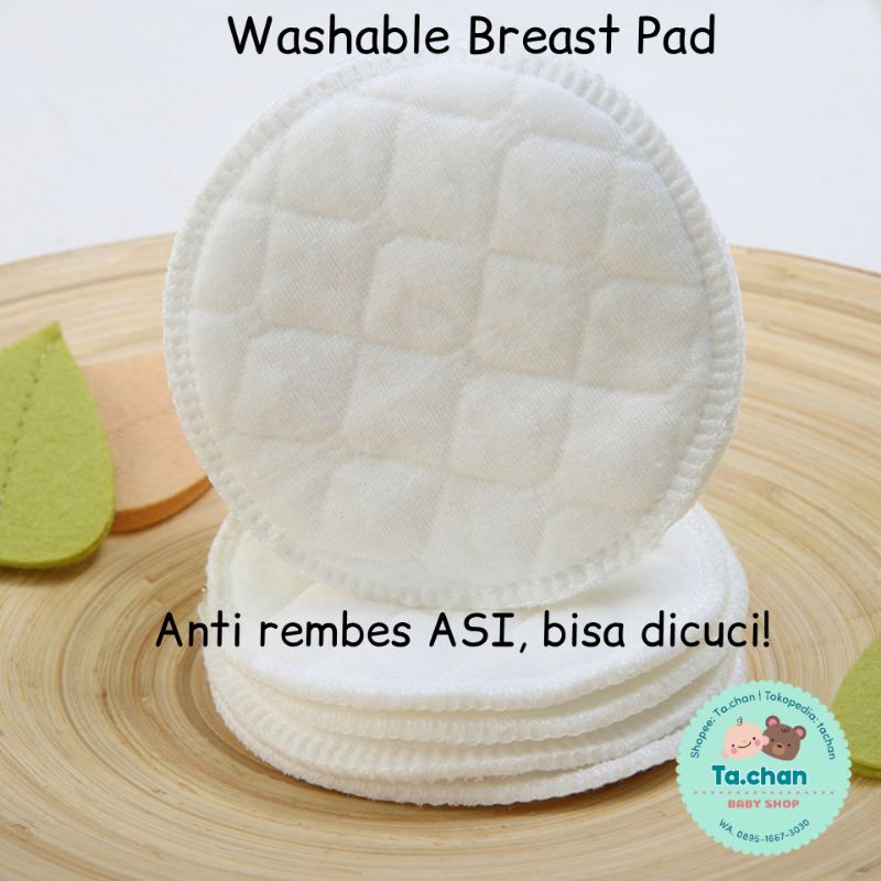 Breast pad bisa di cuci / Ztwo breast pad bisa di cuci/ washable breast pad / bantalan asi / penyerap tetesan asi