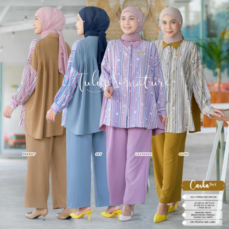 carka set ori berlabel GHAFFA/TULUS#