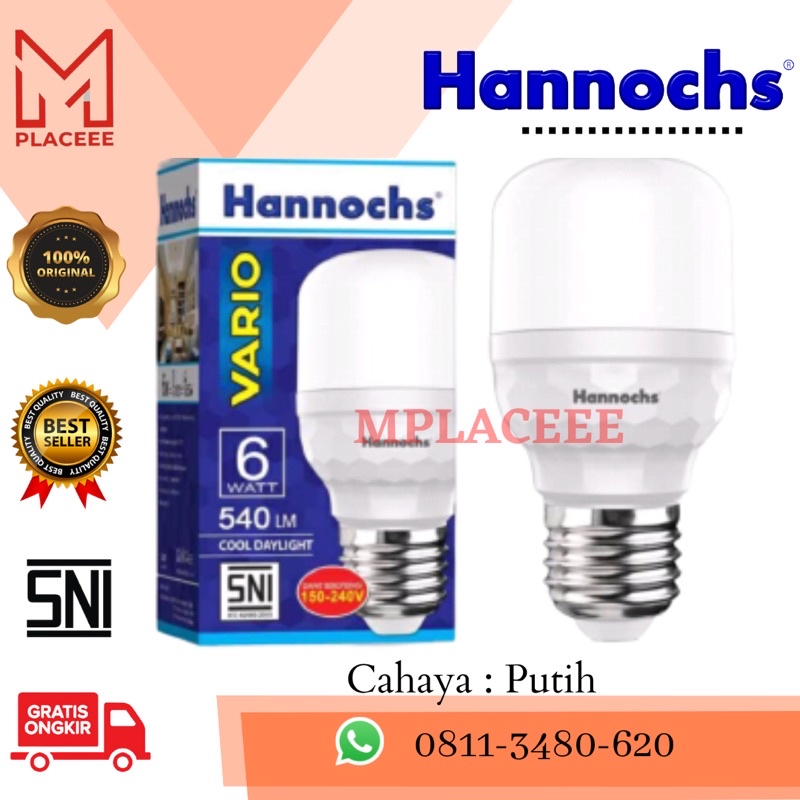 Lmpu led Hannochs vario 6 watt harga murah promo