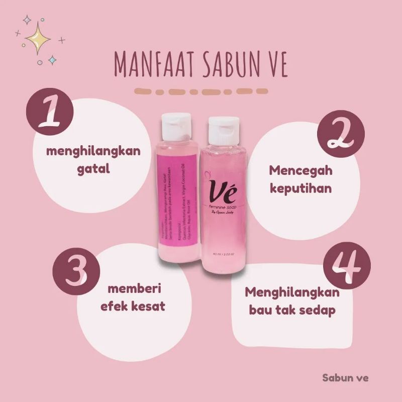 Sabun Miss V - Sabun Pembersih Kewanitaan - VE feminine Soap