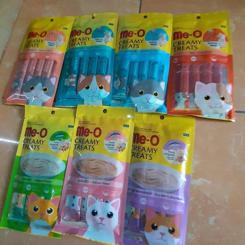 Meo Liquid 15g × 4pcs / Snack Kucing Meo Liquid