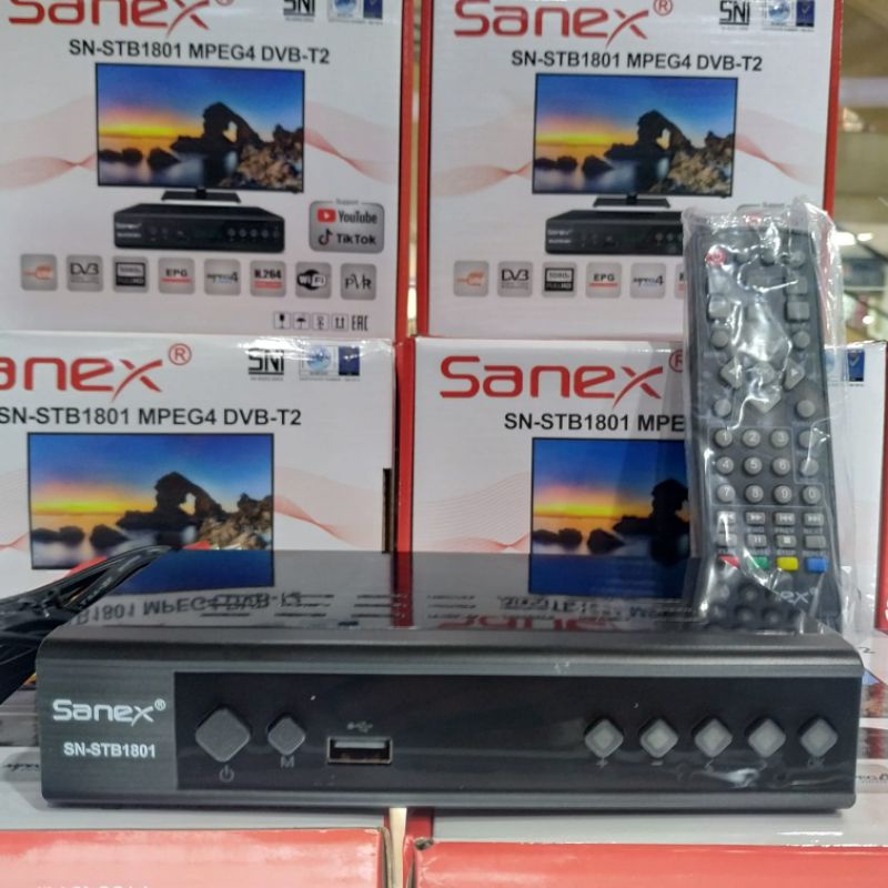 Jual Set Top Box SANEX TV Digital DVB T2 / DVBT2 High Definition