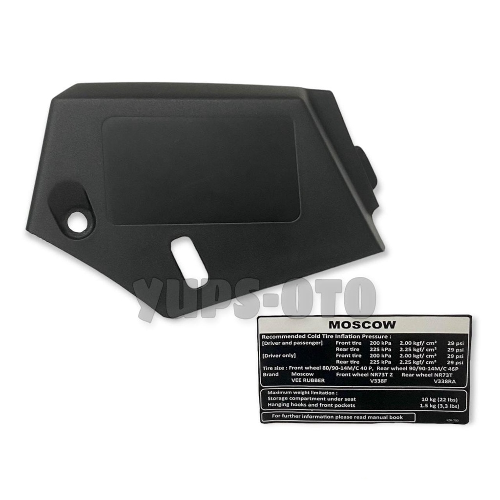 COVER TUTUP RESERVOIR HUGGER AIRBLADE  COVER RESERVOIR TUTUP RESERVOIR HUGER AIR BLADE MOSCOW COVER TUTUP BOTOL AIR RADIATOR HARGA SATUAN