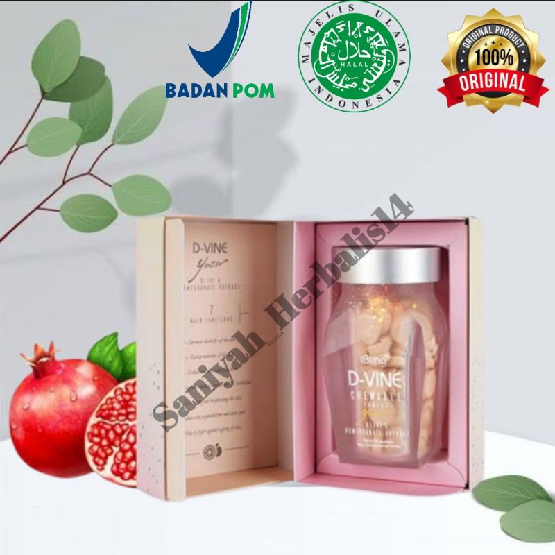 PROMO Devine collagen ORIGINAL100%pemutih badan Pemutih Wajah Herbal Original Dvine D Vine