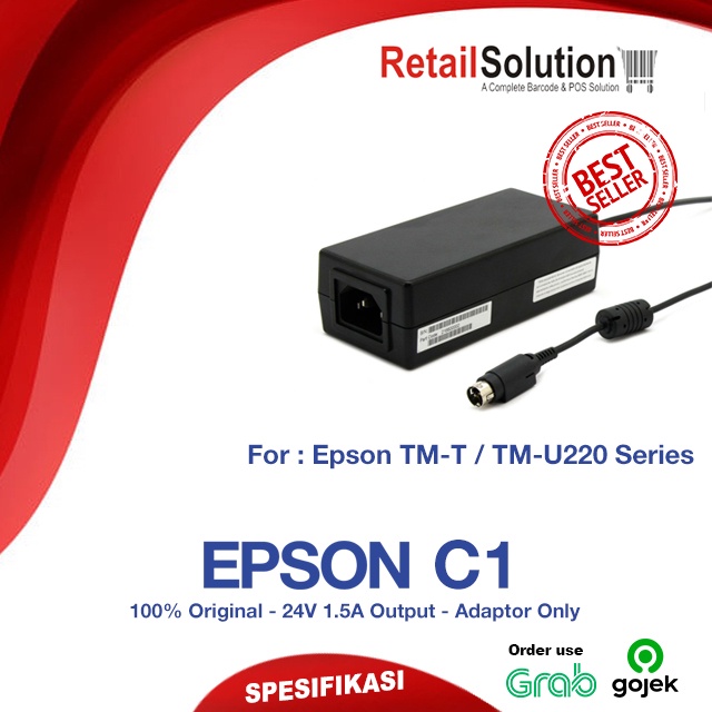 Adaptor Printer EPSON C1 Compatible for TM-U/TM-T