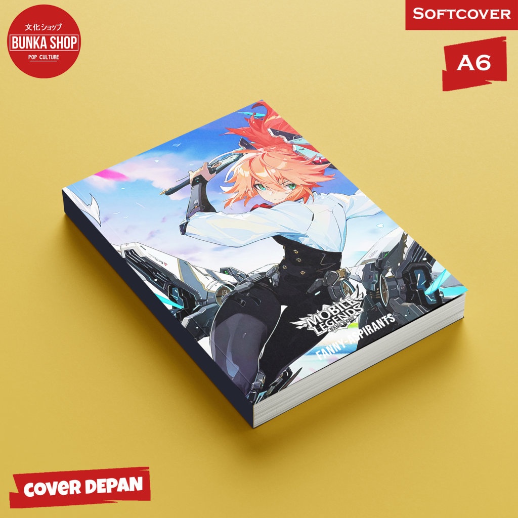 

Pocket Note Anime Mobile Legend C Sampul Softcover Ukuran A6