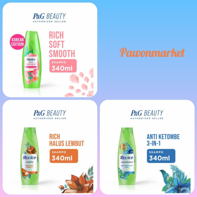 Rejoice Shampo 340 ml