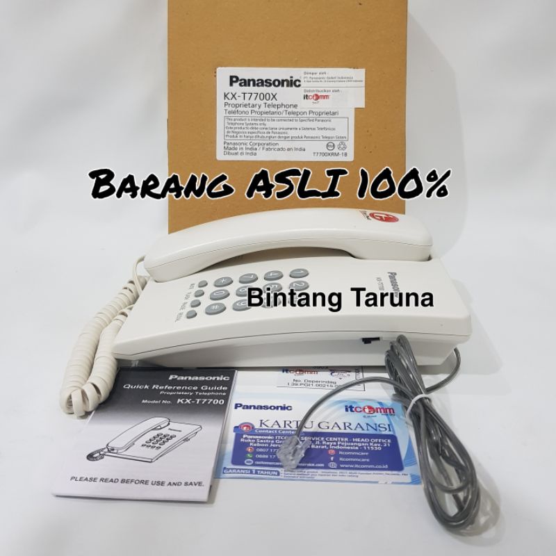 Telepon Kabel Panasonic KX-T7700 Telepon Panasonic KX-T7700 (Putih)