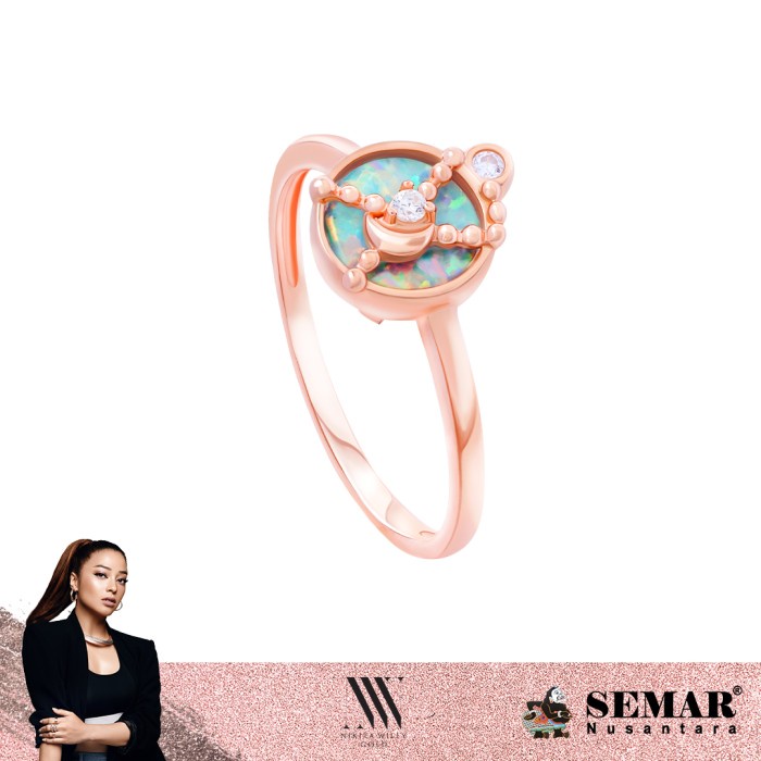 Nikita Willy Gold Cincin Emas Neira Ring 17K Semar Nusantara