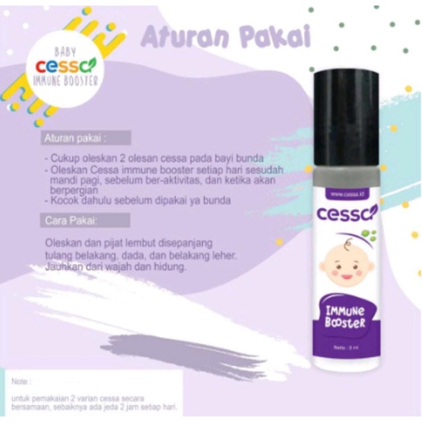 Cessa Baby Cough N Flu / Fever Drop Lenire Bugs Away Immune Booster Bayi 5 Essential Oil