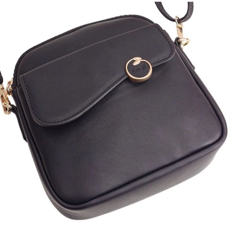 Tas selempang enji black murah