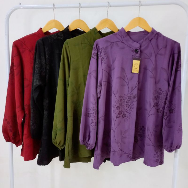 KEMEJA MOTIF CRINKLE PREMIUM / RAYON CRINKLE