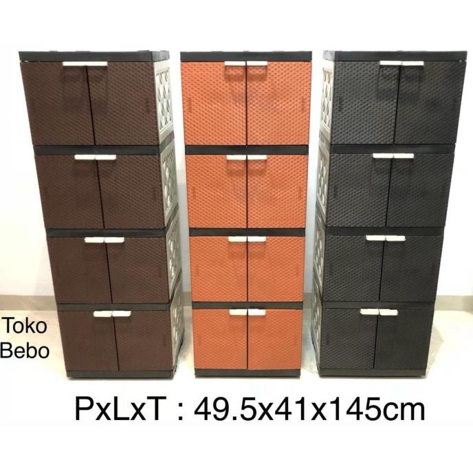 

Lemari Plastik 4 Susun stock ready