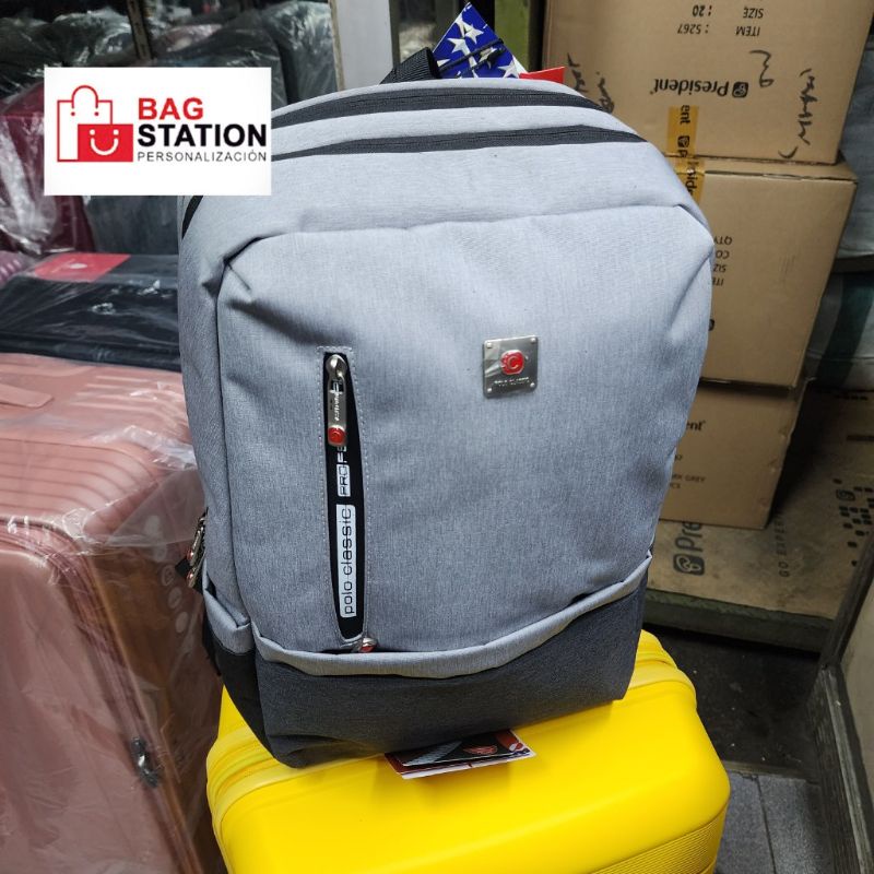 TAS RANSEL LAPTOP BACKPACK POLO CLASSIC ORIGINAL TAS SEKOLAH TAS KULIAH TAS KERJA TAS KOREAN STYLE