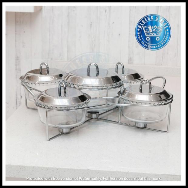 Promo Delicia Set Penghangat Makanan Wadah Tempat Saji Catering Prasmanan