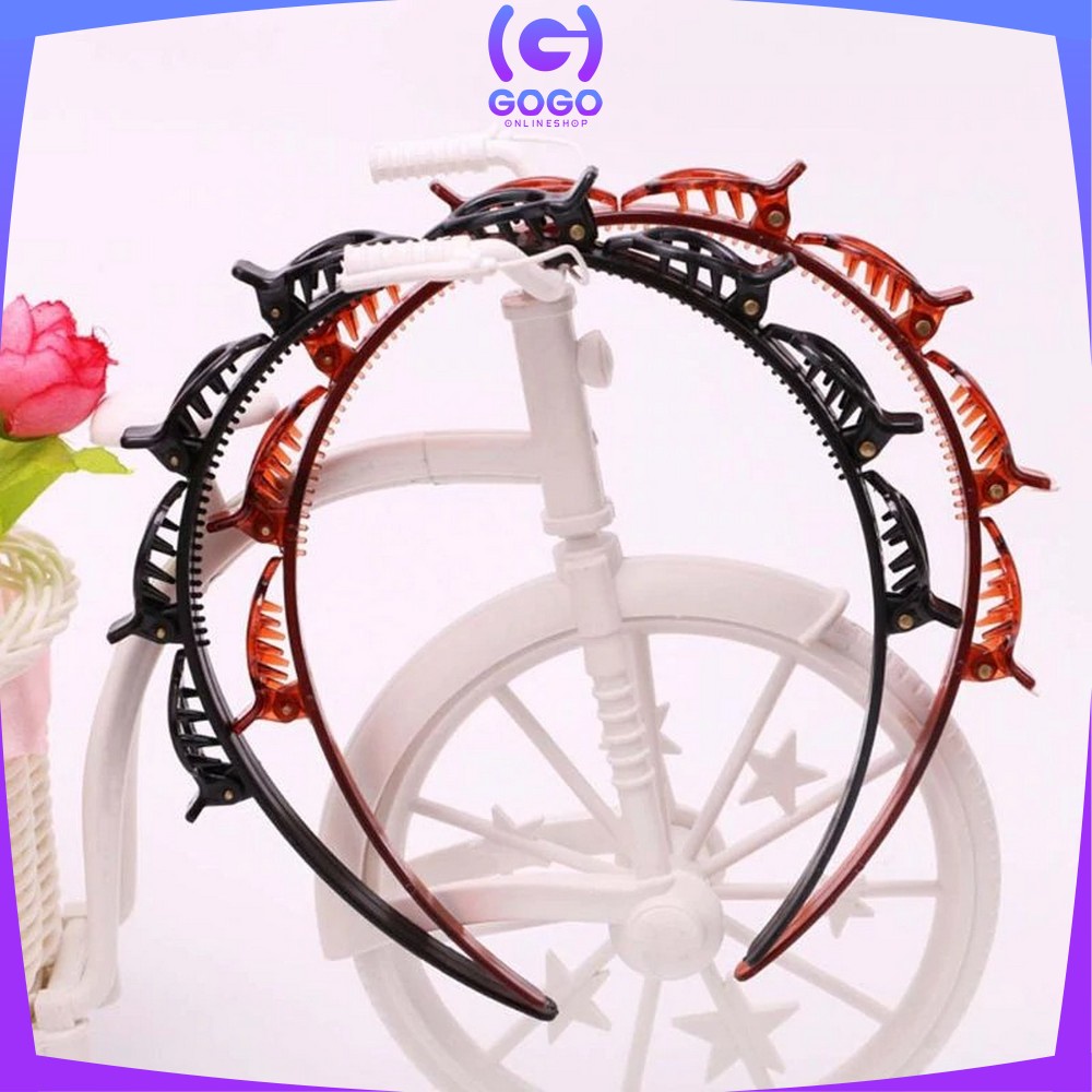 GOGO-C71 96 Headband Bando Korea Style Bandana Polos Bendo Kain Motif Impor / Bando Jepit Rambut