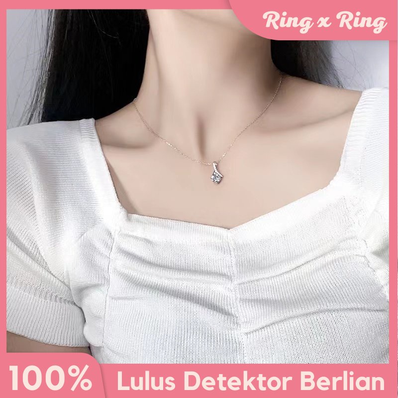 Rings_Rings Kalung Tura berlian replika / replika berlian eropa/lapis emas 18k Sterling Silver Berla