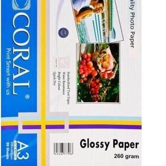 

KERTAS PHOTO PHOTO PAPER A3 260 GRAM GLOSSY PHOTO PAPER KERTAS FOTO
