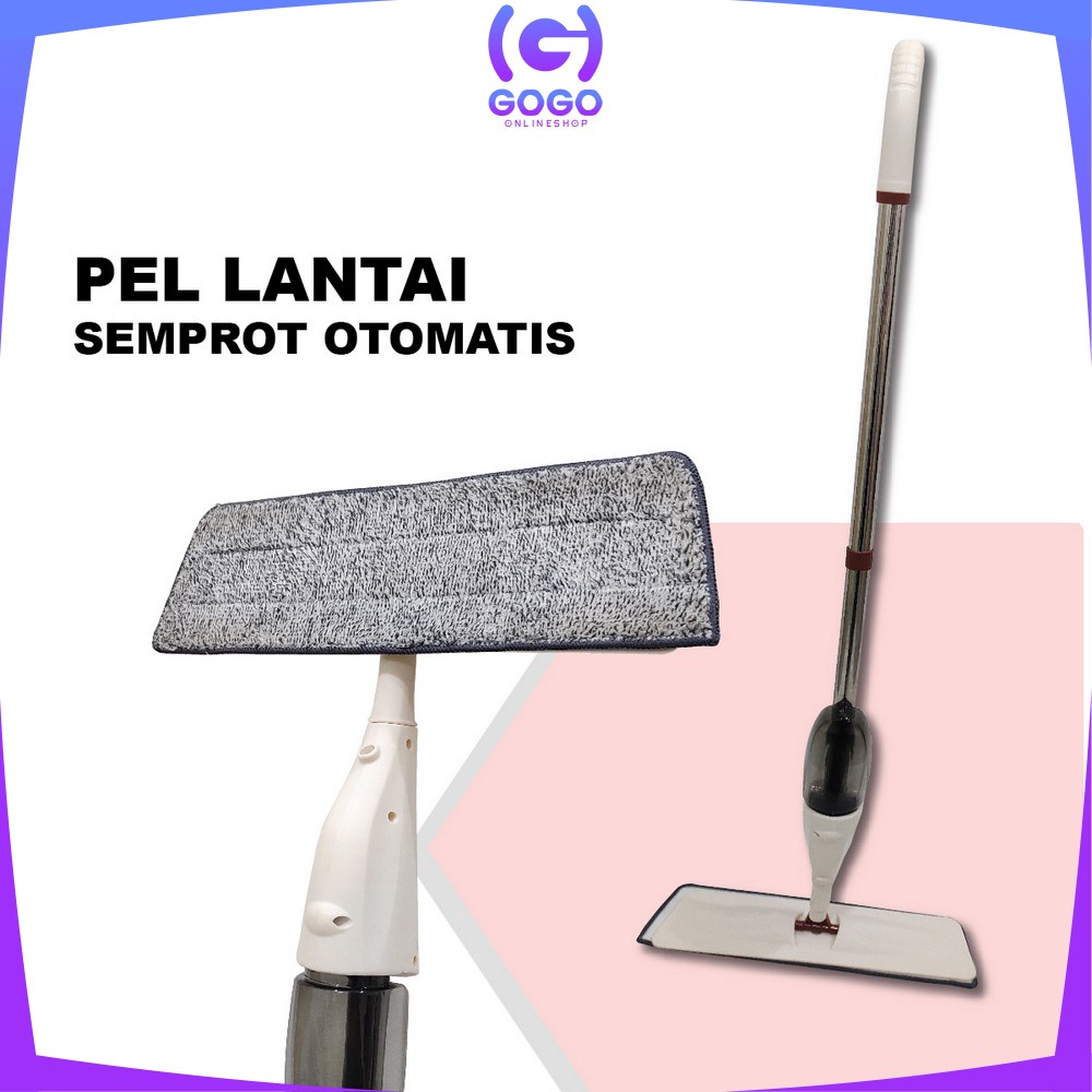 GOGO-C525 Pel Lantai Semprot Otomatis Tanpa Ember Serbaguna / Set Pembersih Lantai Praktis / Automatic Water Spray Mop