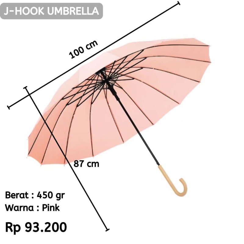 J-Hook umbrella / payung