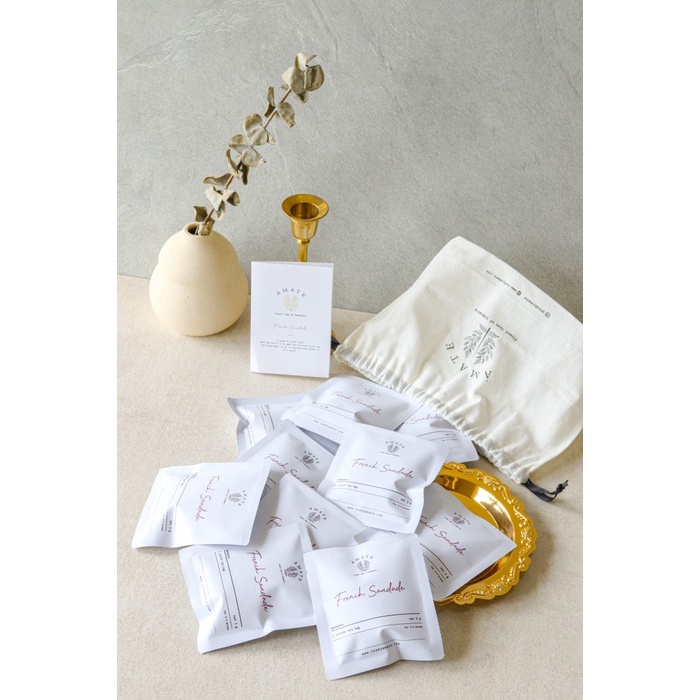 

AMATE - FRENCH SAUDADE CHAMOMILE FRENCH ROSE PREMIUM TEA BLEND